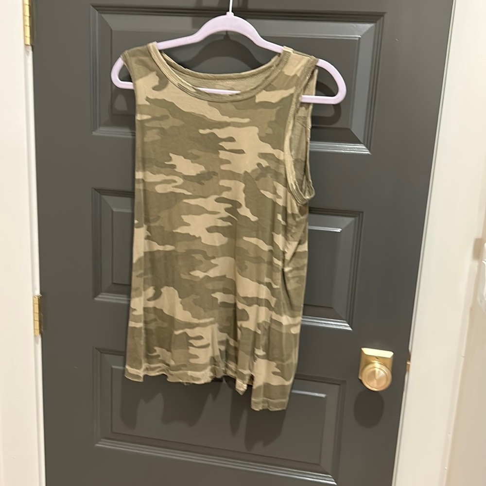 Current and Elliot camouflage tank